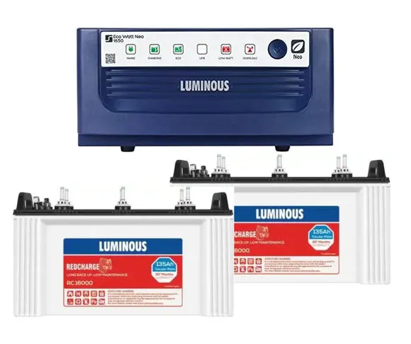 Inverter Battery Combo on Rent